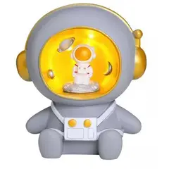 GENERICO - Estilo moderno luz de noche hucha spaceman craft estatua