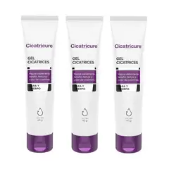 CICATRICURE - Gel Facial Corporal Cicatrices y Estrias 60 G X3 Unidades