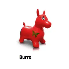 SWISSHOME DR HOFFMAN - BURRO INFLABLE SALTARIN PARA NIÑOS +3 AÑOS