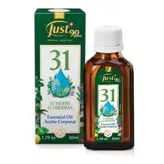 JUST - Aceite Corporal Oleo 31 Swiss x 50ml - Original.