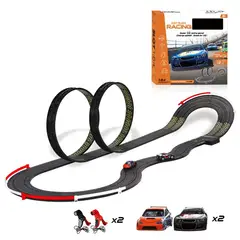 GENERICO - Pista Eléctrica De Carros Dos Giros Slot Racing 506cm