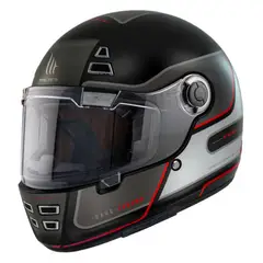 MT HELMETS - CASCO MOTO MT JARAMA BAUX GRIS MATE TALLA XL