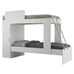AKIVOY - Camarote Litera Tokio 1 Puerta Color Blanco.
