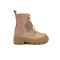 PAPOS - Botas Niñas Luz de Luna Oro Rosa -Botas Niñas - Dorado