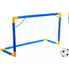GENERICO - Cancha Portería Futbol Niños Juego Portable Malla Balón 2x1