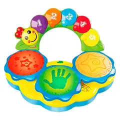 GENERICO - Tambor Batería Musical Bebés Luces Sonidos Juguete Didáctico