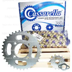 GENERICO - Kit Arrastre Unik 110 Kymco Cadena Dorada Cassarella