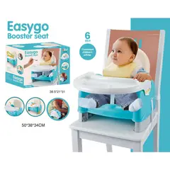 BABY ON - Comedor Portatil Para Bebes Y Niños Azul