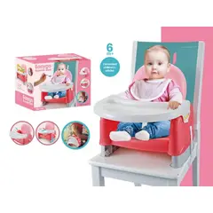 BABY ON - Comedor Portatil Para Bebes Y Niños Rosa