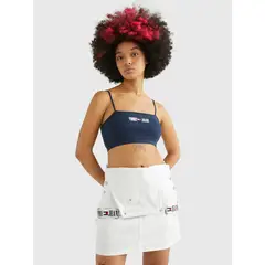 TOMMY HILFIGER - Crop Top Azul Archive Para Mujer Tommy Jeans
