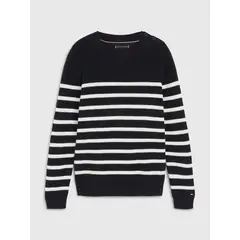 TOMMY HILFIGER - Saco Classics De Rayas Marineras Niño Azul
