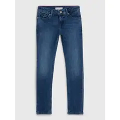 TOMMY HILFIGER - Jeans Nora Ceñidos Con Efecto Desteñido Niña Azul