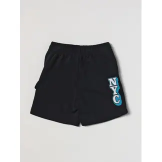 TOMMY HILFIGER - Pantalón Corto De Chándal Con Bolsillo Y Logo Niño Azul