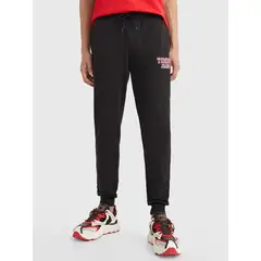 TOMMY HILFIGER - Jogger Negro Tommy Jeans Para Hombre