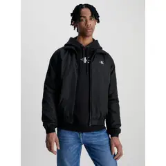 CALVIN KLEIN - Chaqueta Bomber De Poliéster Reciclado Hombre Negro