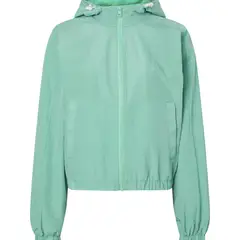 CALVIN KLEIN - Chaqueta Verde Con Gorro Y Cierre Para Mujer