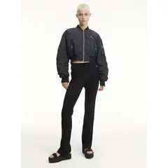 CALVIN KLEIN - Chaqueta Bomber Ligeramente Acolchada Mujer Negro