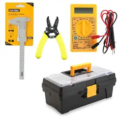GENERICO - Pelacables Pie De Rey Multimetro Caja de Herramientas