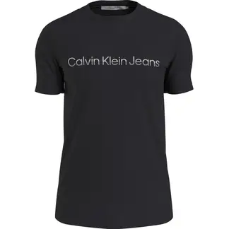 CALVIN KLEIN - Camiseta Slim Con Logo Hombre Negro
