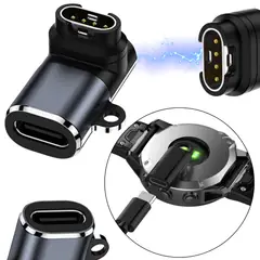 GENERICO - Adaptador Para Cable De Carga Reloj Garmin Tipo C