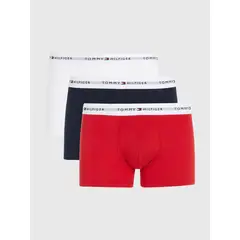 TOMMY HILFIGER - Pack De 3 Calzoncillos Trunk Essential Hombre Azul