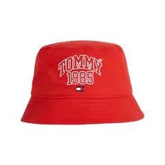 TOMMY HILFIGER - Sombrero De Pescador Niños Unisex Rojo