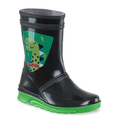 LOS GOMOSOS - Botas Lluvia Gaten Negro-Verde para Niño