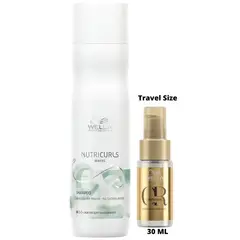 WELLA - Shampoo Nutri Curl x250ml Aceite viajero