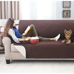 GENERICO - Forro protector cubre sofa 1 puesto mascotas