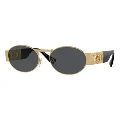 VERSACE - Gafas de Sol Matte Gold Originales Color Dorado