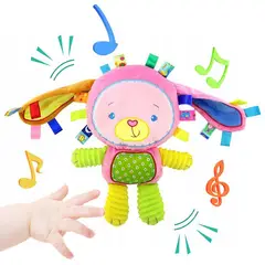 BABY ON - Peluche De Apego Sensorial Relajante Sonido Bebes Y Niños Conejo