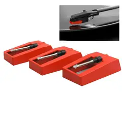 GENERICO - Aguja Stylus Needle Repuesto Para Tocadiscos Metal Np1 Np6