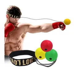 GENERICO - Bola Pelota Entrenamiento De Boxeo Mejora Reflejos Negro