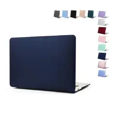 GENERICO - Carcasa Protector Mate Para Macbook Air 13 Chip M2 M3 M4 - Azul Oscuro