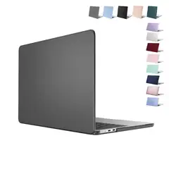 GENERICO - Carcasa Protector Mate Para Macbook Air 13 Chip M2 M3 M4 - Color Gris