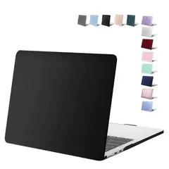 GENERICO - Carcasa Protector Mate Para Macbook Air 13 Chip M2 M3 M4 - Color Negro