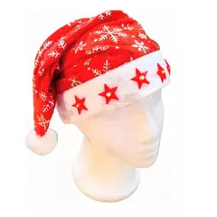 MIELTECH - 12 Gorros Navidad luces luz led Fiestas Empresariales Hora Loca