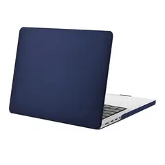 GENERICO - Carcasa Protector Para Macbook Pro 14 Chip M1 a M5 2021 a 2025 Antideslizante Mate - Azul Oscuro