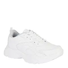 THROWING - Tenis zapatillas colegial - escolar Deportivo Unisex Blanco