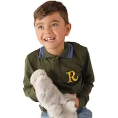 RAINBOW RIDERS - Green Ride Polo para niño