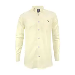 SON DOS - Camisa oxford amarillo también en tallas grandes hombre