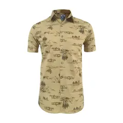 SON DOS - Camisa playera tambien en tallas grandes manga corta hombre