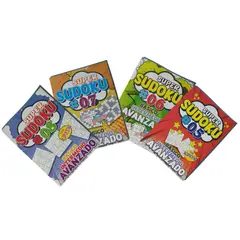 GENERICO - Combo 4 Libros De Super Sudokus X 150 Actividades Pasatiempo