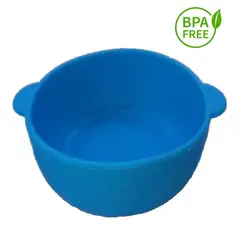 GENERICO - Bowl plato Hondo en Silicona para alimentación del Bebe