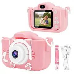 ONE PIXEL - Cámara Digital Para Niños Lcd Foto 20mpx Video 1080p Kitty