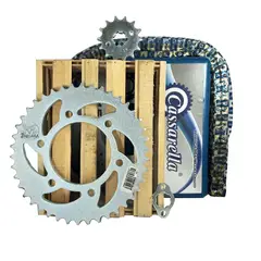 GENERICO - Kit Arrastre Yamaha R15 Yzf Cadena Dorada Cassarella