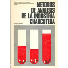 GENERICO - Métodos De Análisis De La Industria Charcutera