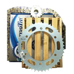 GENERICO - Kit Arrastre Cassarella Ybr 250 Cadena Dorada
