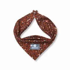 WAWAW - Pañoleta para perro talla XL animal print café