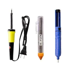 AVC - Kit Soldador KIT-12 Cautín 40W Estaño Desoldador.